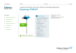 Easytemp TSM187 (PDF 1,91 MB) - E-direct