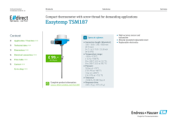 Easytemp TSM187 (PDF 1,91 MB) - E-direct