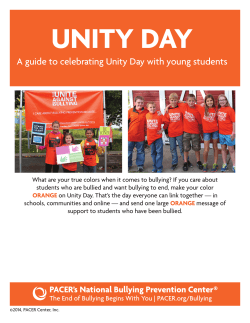 A guide to celebrating Unity Day with young students