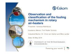 Observation and classification of the fouling mechanism in rotary air