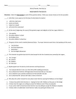 Roll of Thunder, Hear My Cry Study Guide for