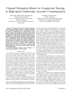 Channel Estimation Based on Compressed Sensing in High