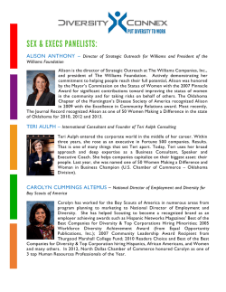 meet our panelists!
