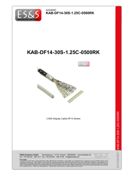 Datasheet: KAB-DF14-30S-1.25C