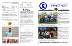 November 2014 Newsletter - Hudspeth Regional Center