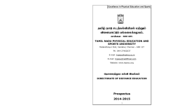 Prospectus For Directorate of Distance Education Courses