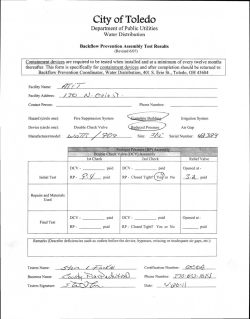 City of Toledo - County Fire Protection