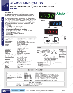 BDR Series Catalog Page