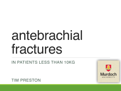 small animal antebrachial fracture management final 2