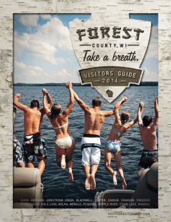 Download Our Visitor Guide - Forest County Chamber of Commerce