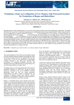 Journal of Sciences Preliminary Study on Co