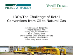 LDCs/The Challenge of Retail Conversions from Oil to Natural Gas