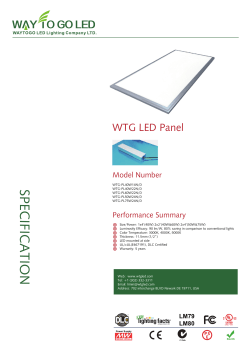 Square panel Specification