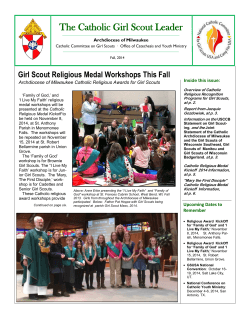 The Catholic Girl Scout Leader - Fall 2014