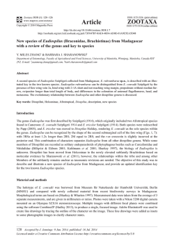 Zhang and Sharanowski--2014 - U. of M. WWW server