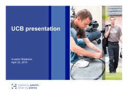 UCB presentation