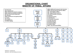 Organizational chart - Ministry of Tribal Affairs