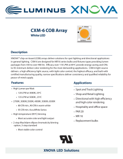 CXM-6 COB Array - Luminus Devices