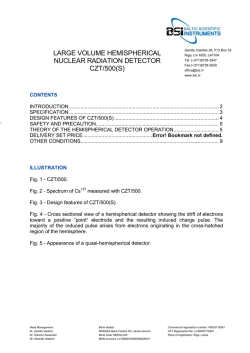 CZT500S spec - BIC Technology