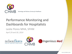 Performance Monitoring and Dashboards for Hospitalists