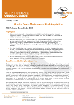 Download - CONDOR BLANCO MINES