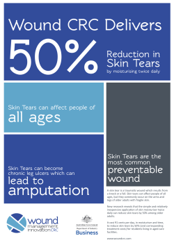 Wound CRC Delivers 50% Reduction in Skin Tears