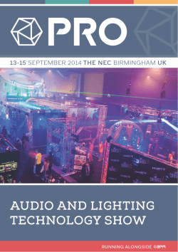 PRO 2014 Exhibitor Brochure PDF