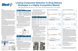 Linking Component Selection to Drug Delivery