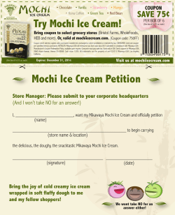 Mochi Ice Cream Petition Try Mochi Ice Cream!