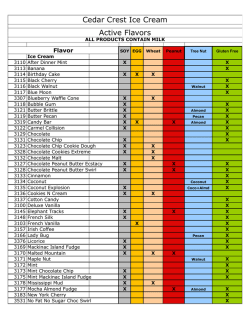 Download our Allergen Guide