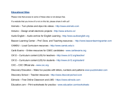 Educational Website Resources