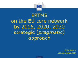 EC, Mrs Isabelle Vandoorne - UIC ERTMS World Conference