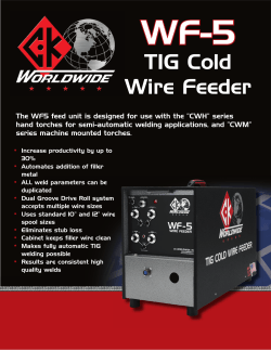 TIG Cold Wire Feeder