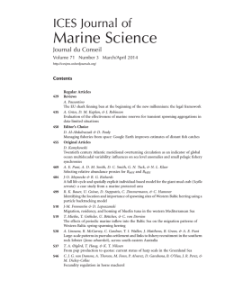 ICES Journal of Marine Science