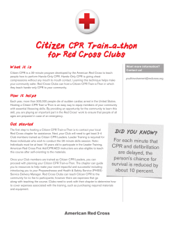 Citizen CPR - American Red Cross Youth