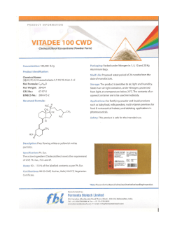 VITADEE 100 CWD