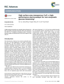 High surface area mesoporous CuO: a high