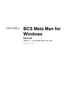 BCS Meta Man for Windows