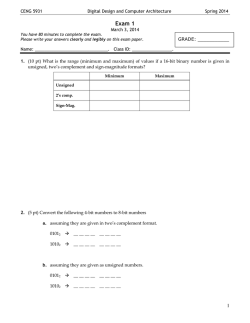 Sample Exam