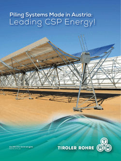 Leading CSP Energy!