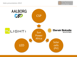 CSP LED - Danish Cleantech Group