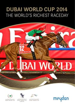 DUBAI WORLD CUP 2014