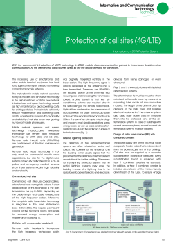 Protection of cell sites (4G/LTE)