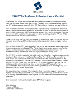 278 ETFs To Grow And Protect Your Capital. - MarketClub