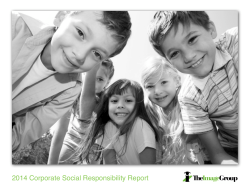 2014 Corporate Social Responsibility Report