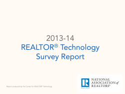 2013-14 REALTOR® Technology Survey Report