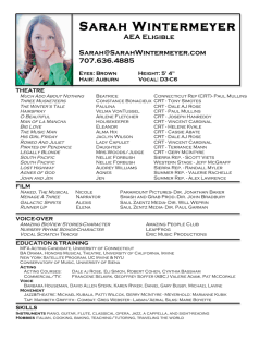 Download Resume - University of Connecticut