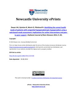 Newcastle University ePrints