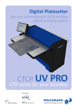 CTP series for your business Digital Platesetter