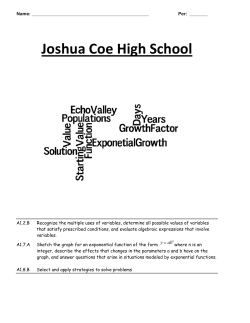 Joshua Coe 01. Joshua Coe Packet